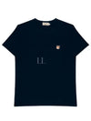 Fox Head Patch Classic Short Sleeve T-Shirt Ink Blue - MAISON KITSUNE - BALAAN 2