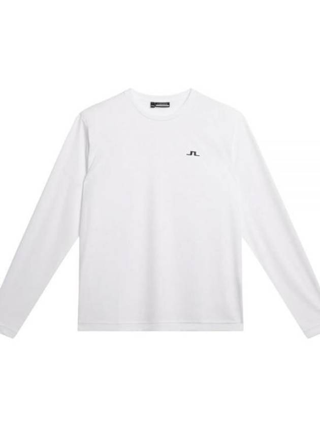 Ade T shirt LS AMJT08912 0000 Men's Ade long sleeve t-shirt - J.LINDEBERG - BALAAN 2