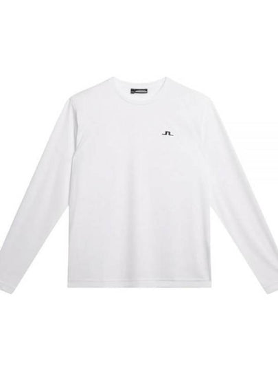 Ade T shirt LS AMJT08912 0000 Men's Ade long sleeve t-shirt - J.LINDEBERG - BALAAN 2