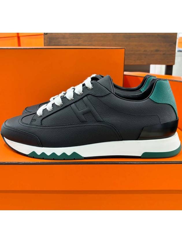 Trail Low Top Sneakers Black - HERMES - BALAAN 3