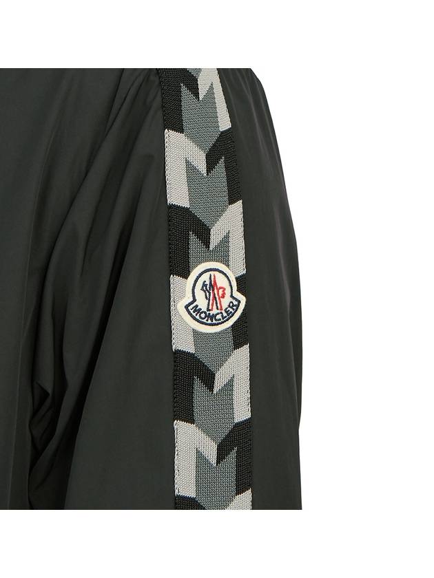 Moyse Logo Zip-Up Hoodie Black - MONCLER - BALAAN 8