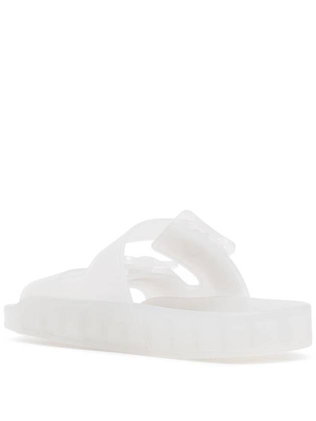 Mallorca Clear Rubber Slippers White - BALENCIAGA - BALAAN 5