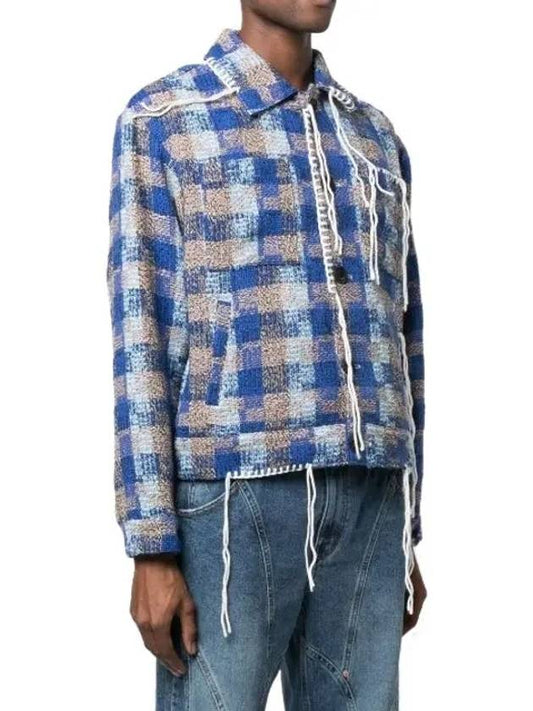 Kenley Check Jacket AWA513M BLUE - ANDERSSON BELL - BALAAN 2