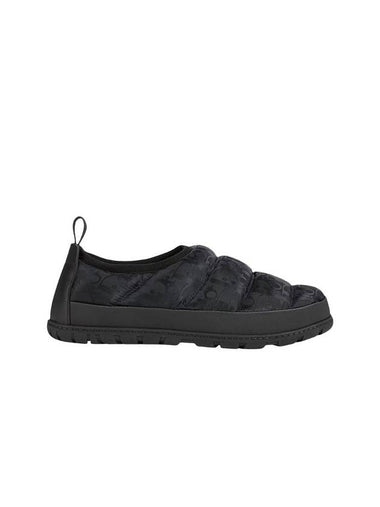 Snow Oblique Technical Fabric Slippers Black - DIOR - BALAAN 1