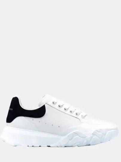 Court Trainers Suede Tab Low Top Sneakers White - ALEXANDER MCQUEEN - BALAAN 2