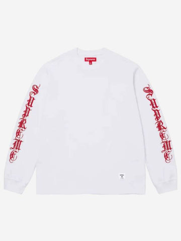 Old English Long Sleeve T Shirt FW24KN32 - SUPREME - BALAAN 1