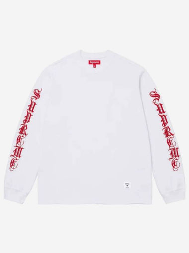 Old English Long Sleeve T Shirt FW24KN32 - SUPREME - BALAAN 1