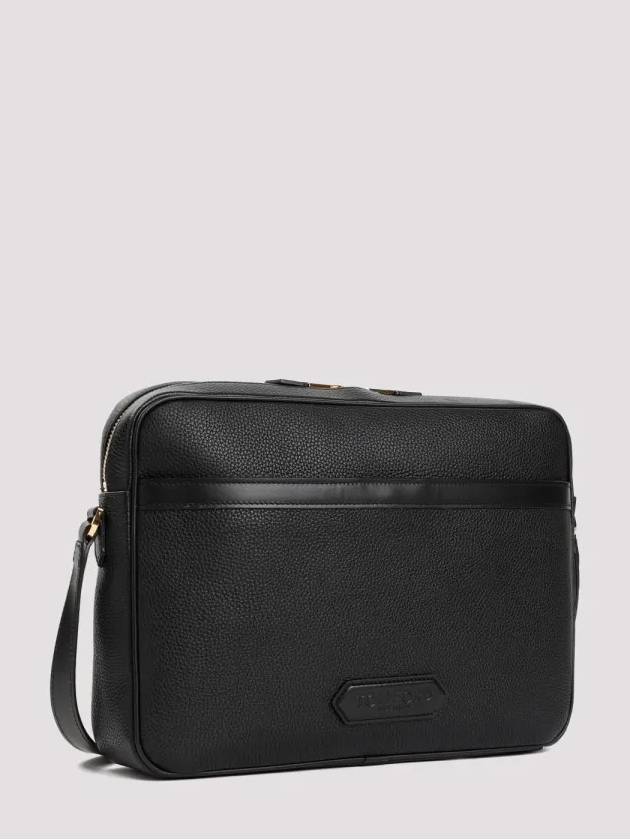 Logo Cross Bag Black - TOM FORD - BALAAN 3