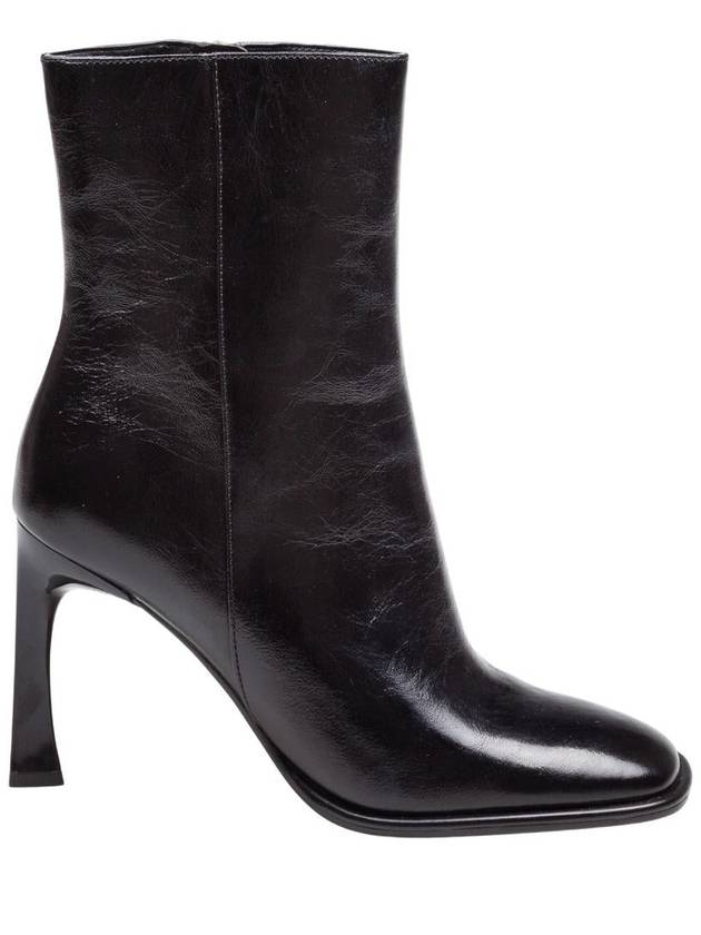 Michael Kors Crackle Leather Ankle Boot - MICHAEL KORS - BALAAN 1