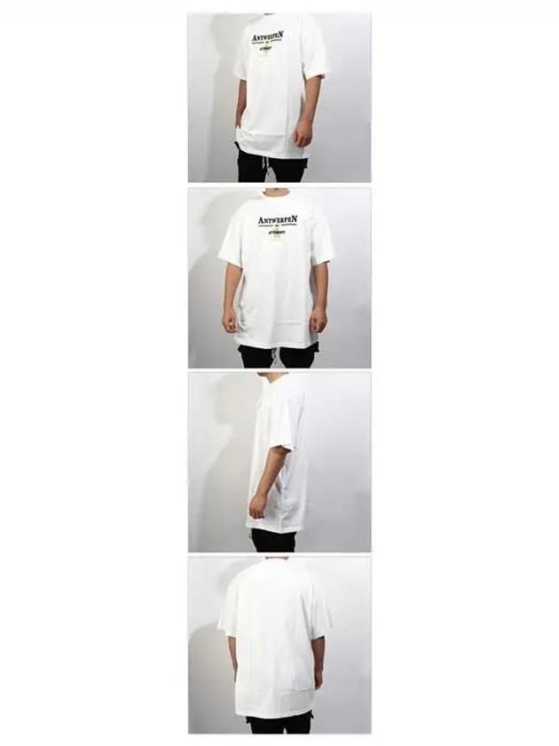 Antwerpen Logo Short Sleeve T-Shirt White - VETEMENTS - BALAAN 3