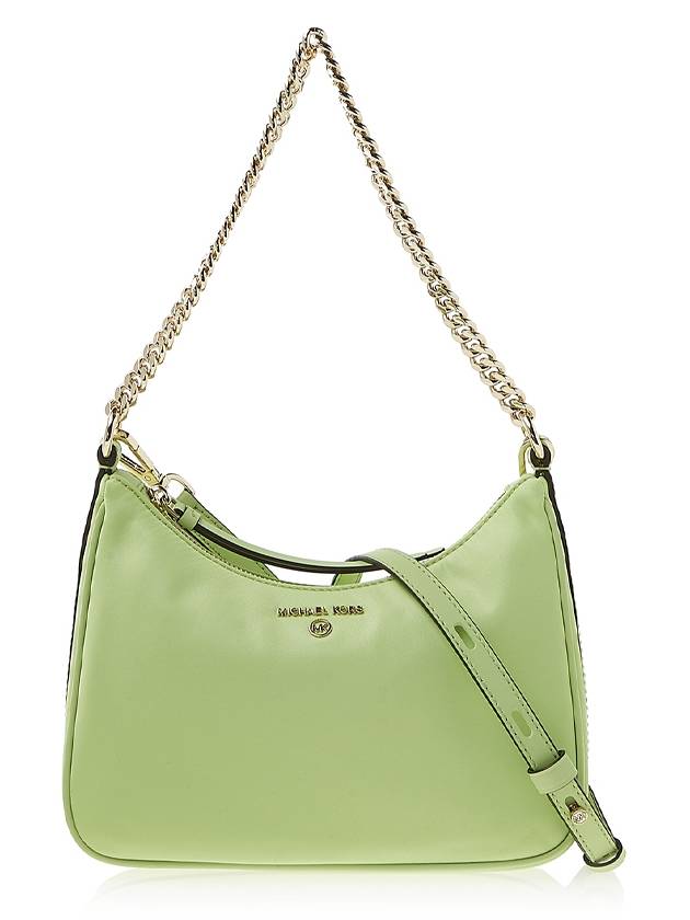 Jet Set Charm Medium Leather Shoulder Bag Green - MICHAEL KORS - BALAAN 2