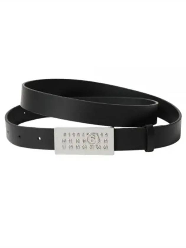 Number Leather Belt Black - MAISON MARGIELA - BALAAN 2