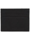 Metal Logo Saffiano Card Wallet Black - PRADA - BALAAN 4