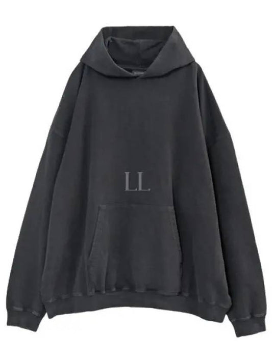 Back Logo Hooded Top Black - BALENCIAGA - BALAAN 2