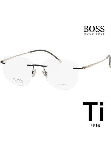 Hugo Boss titanium rimless glasses frame BOSS1266C 003 ultra light - HUGO BOSS - BALAAN 1