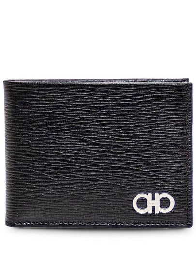 ID Window Gancini Half Wallet Black - SALVATORE FERRAGAMO - BALAAN 2