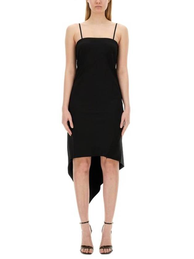 Midi Dress O01HW601 001 BLACK - HELMUT LANG - BALAAN 1