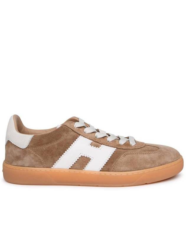 Cool Lace-Up Suede Low-Top Sneakers Cappuccino - HOGAN - BALAAN 2