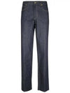 Mid Rise Straight Denim Jeans Blue - GUCCI - BALAAN 2