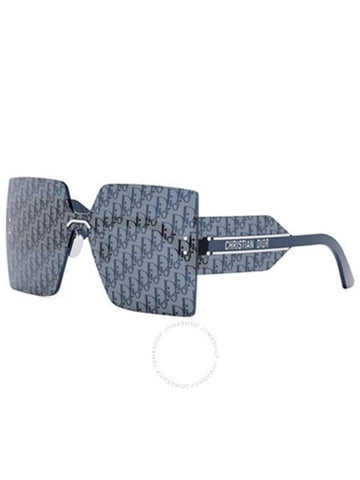 Dior DIORCLUB M5U Blue Logo Shield Ladies Sunglasses CD40117U 16C 00 - DIOR - BALAAN 1