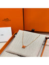 Necklace Mini PopAche Orange Rose Gold - HERMES - BALAAN 4