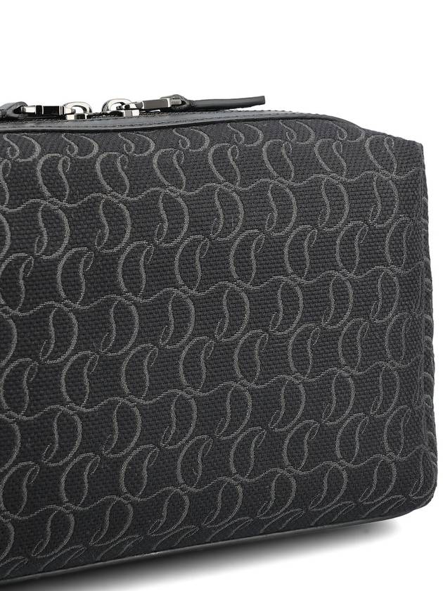 Zip N Flap Pouch Bag Black - CHRISTIAN LOUBOUTIN - BALAAN 5