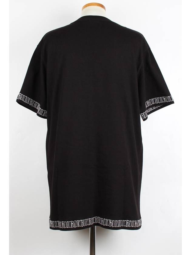 Sean Stussy Embroidered Lace Short Sleeve 3XL - DIOR - BALAAN 4