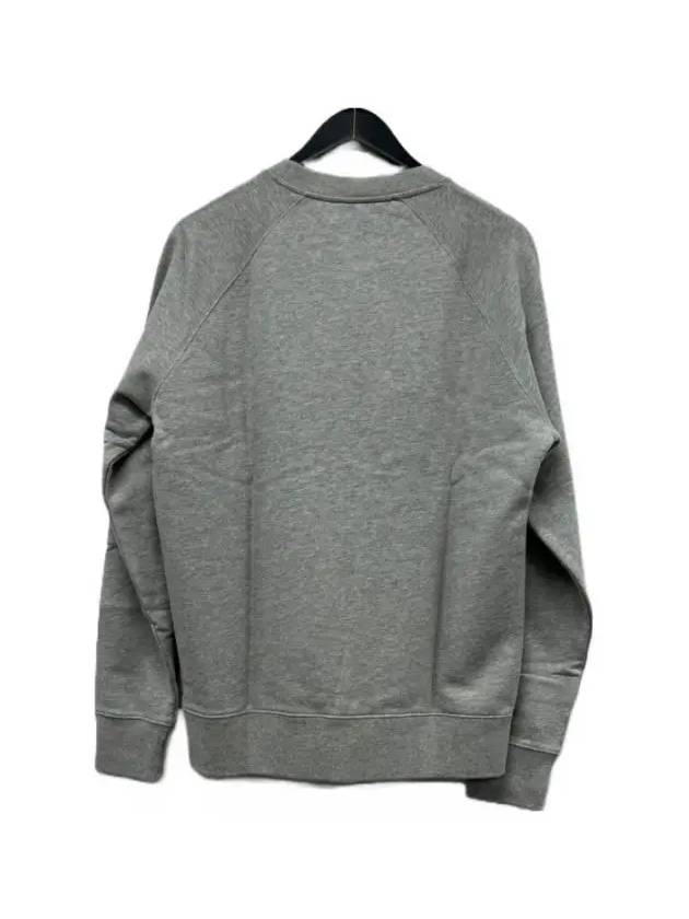 Tricolor Fox Patch Sweatshirt Gray Melange - MAISON KITSUNE - BALAAN 4