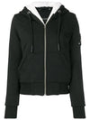 Classic Bunny Fur Zip-up Hoodie Black - MOOSE KNUCKLES - BALAAN 2