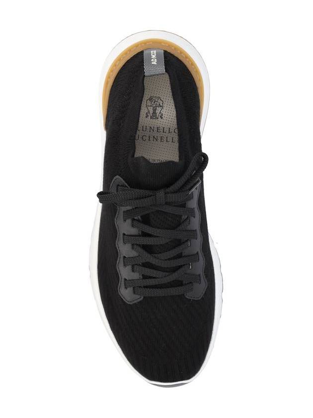 Knit Running Sneakers Black - BRUNELLO CUCINELLI - BALAAN 5