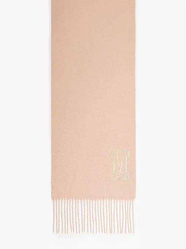 West Dahlia embroidery cashmere stole pink - MAX MARA - BALAAN 2