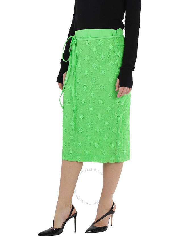 Rejina Pyo Ladies Green Floral-Crochet Midi Skirt, Brand Size 40 (US Size 6) - REJINA PYO - BALAAN 3