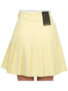 Adina Pleated Skirt Wax Yellow - J.LINDEBERG - BALAAN 4