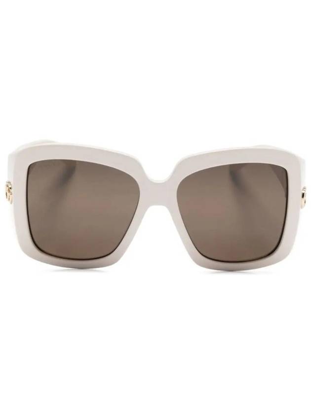 logo decorated oversized frame sunglasses GG1402S - GUCCI - BALAAN 1