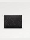 Monogram Embossed Leather Business Card Wallet Black - LOUIS VUITTON - BALAAN 7