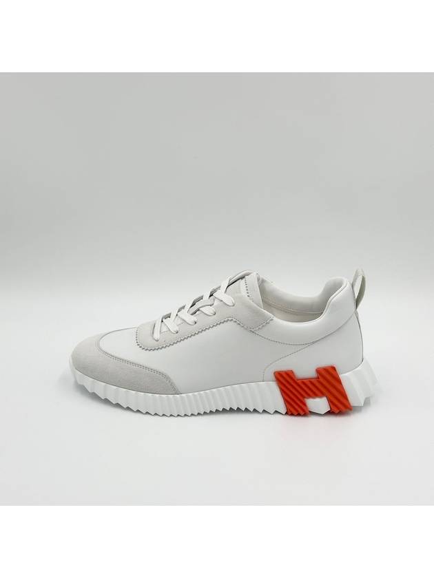 Bouncing Low Top Sneakers Blanc - HERMES - BALAAN 4