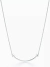 T Smile Necklace Small 18K Gold Proposal Necklace White Gold Color 35189459 - TIFFANY & CO. - BALAAN 4