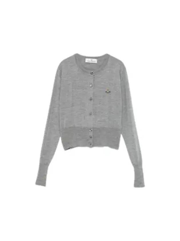 Bea Cropped Cardigan Grey - VIVIENNE WESTWOOD - BALAAN 2