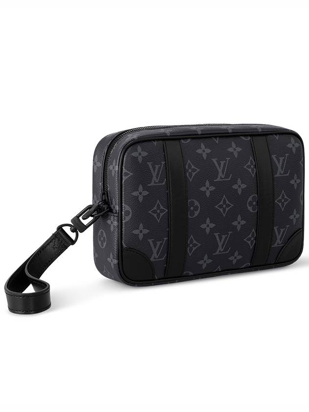 Pochette Kasai Monogram Eclipse Pouch Bag Black - LOUIS VUITTON - BALAAN 3