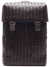 Intrecciato Flap Backpack Matt Fondant - BOTTEGA VENETA - BALAAN 3