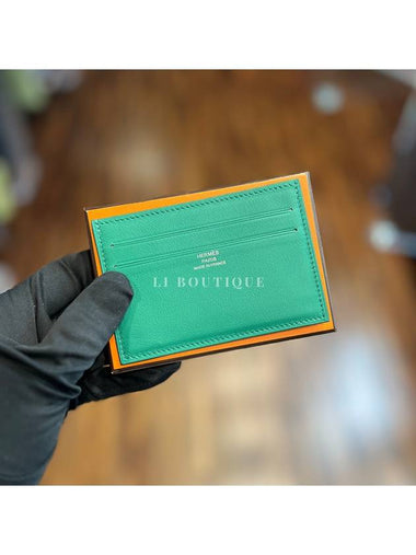 Card Wallet Citizen Twill Green - HERMES - BALAAN 1