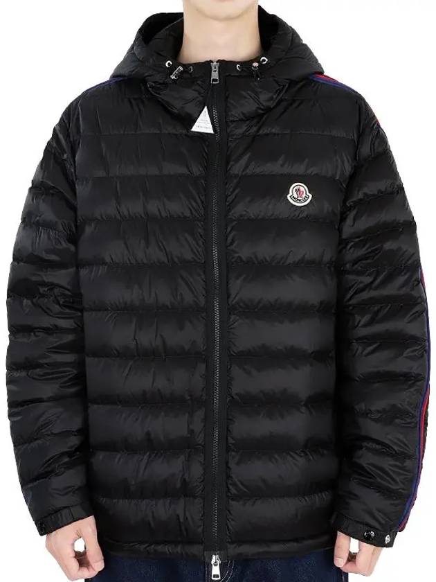 Agout short down jacket black - MONCLER - BALAAN 3