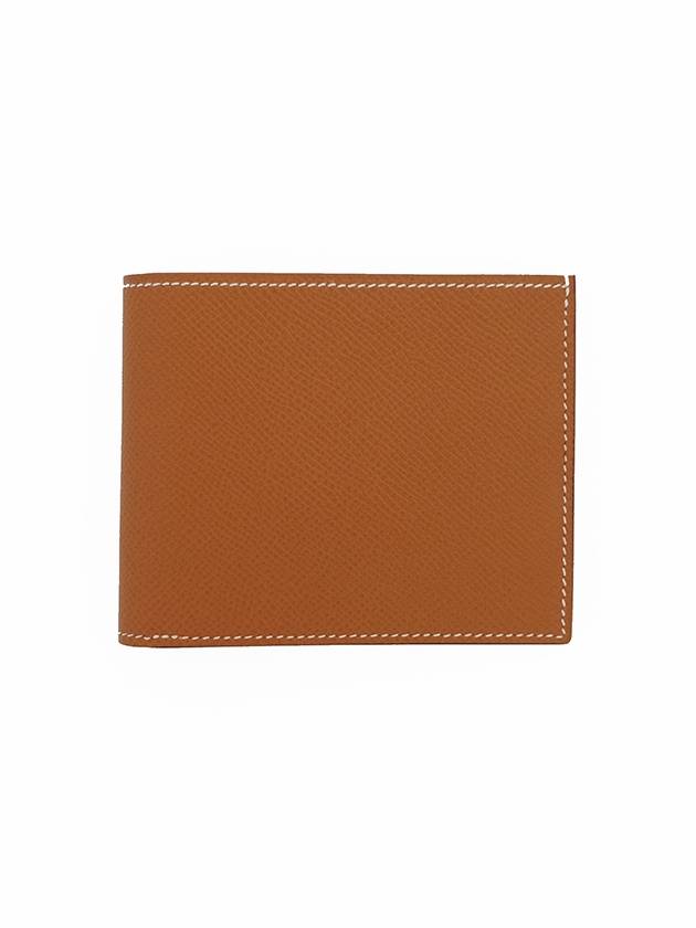 Citizen Twill Compact Half Wallet Brown - HERMES - BALAAN 3