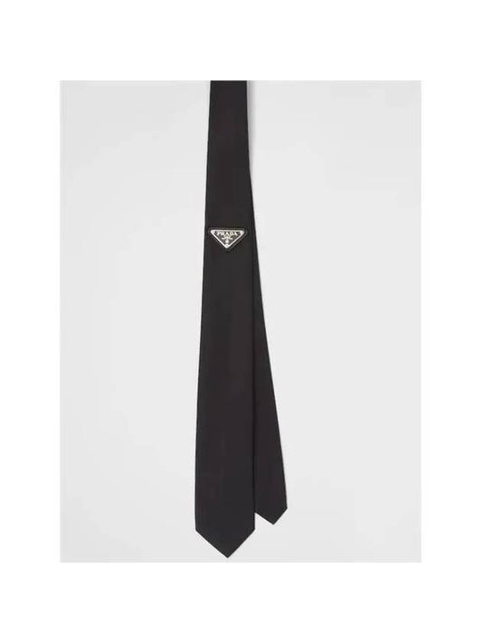 Saffiano Triangle Logo Re Nylon Men s Tie UCR77 1WQ8 F0002 - PRADA - BALAAN 1