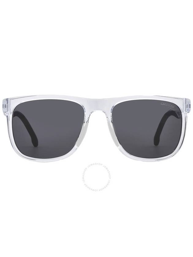 Carrera Grey Square Unisex Sunglasses CARRERA 2038T/S 0900/IR 54 - CARRERA - BALAAN 1