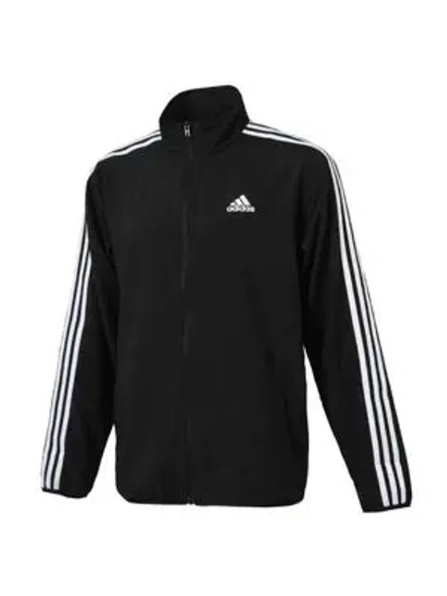 3S Regular Fit Light Woven Track Jacket Black - ADIDAS - BALAAN 1