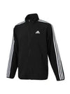 3S Regular Fit Light Woven Track Jacket Black - ADIDAS - BALAAN 2