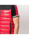 Ortac Logo Patch Padded Vest Red - MONCLER - BALAAN 4