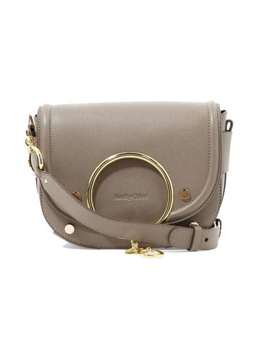 Grain Leather Mara Cross Bag Grey - CHLOE - BALAAN 1