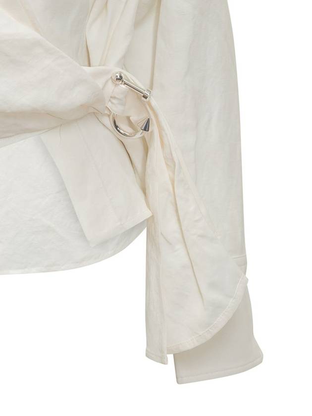 JW Anderson Draped Twisted Shirt - JW ANDERSON - BALAAN 4